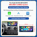 CN Road Top 12.3 Inch Touch Display For Audi A3 S3 2014-2019 Multimedia Player Andriod Auto Link GPS Carplay Screen Car Play