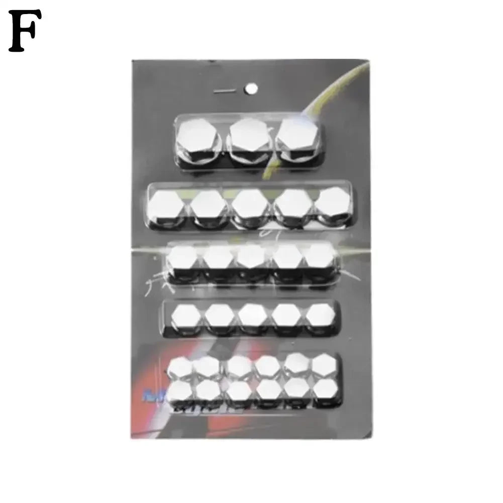 New 30Pc for Motorcycle Modification Accessories Motorcycle Screw Nut Bolt Cap Covers Decorative Styling P Head Screw Cap