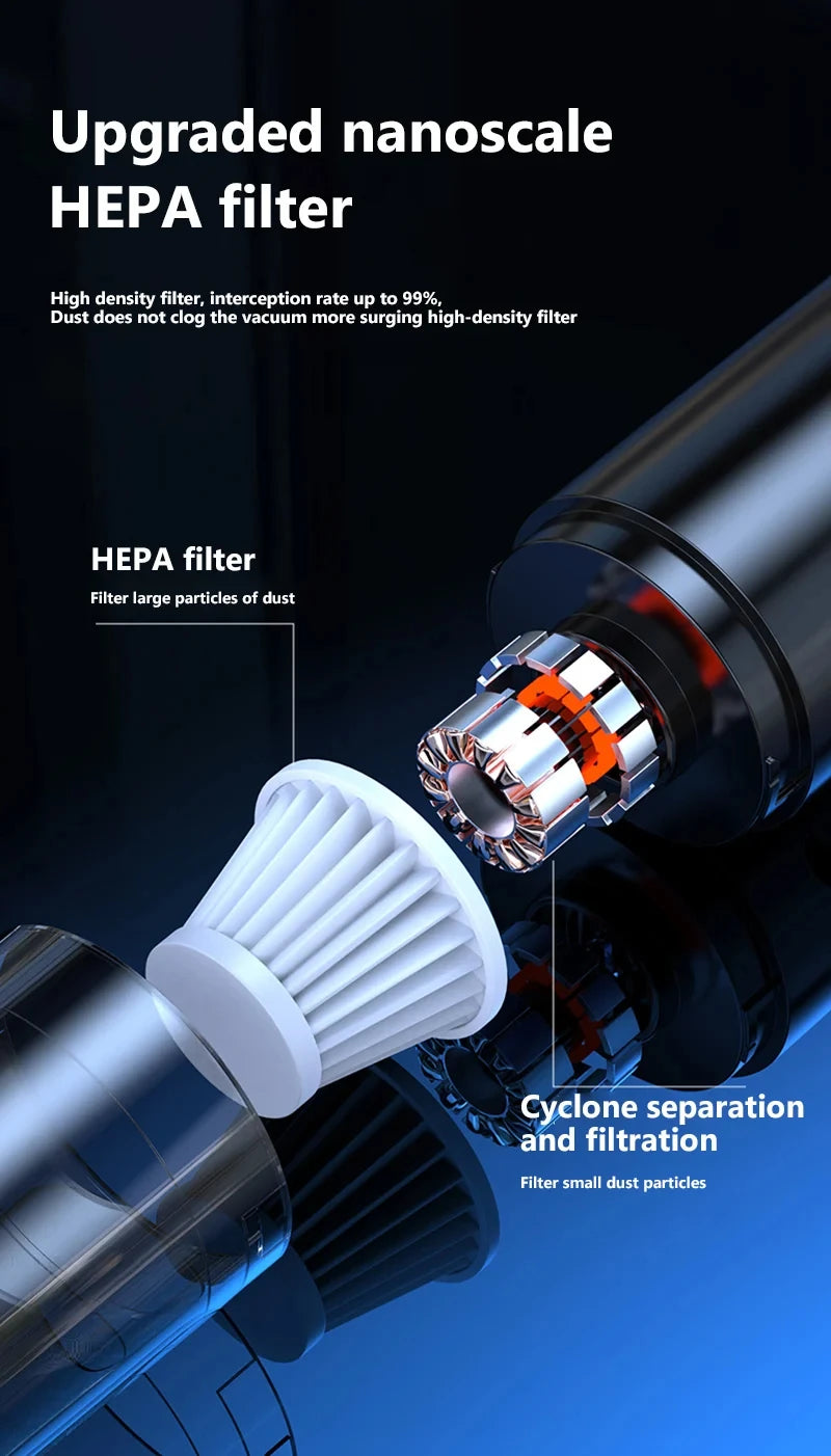 Praktisk støvsuger bil