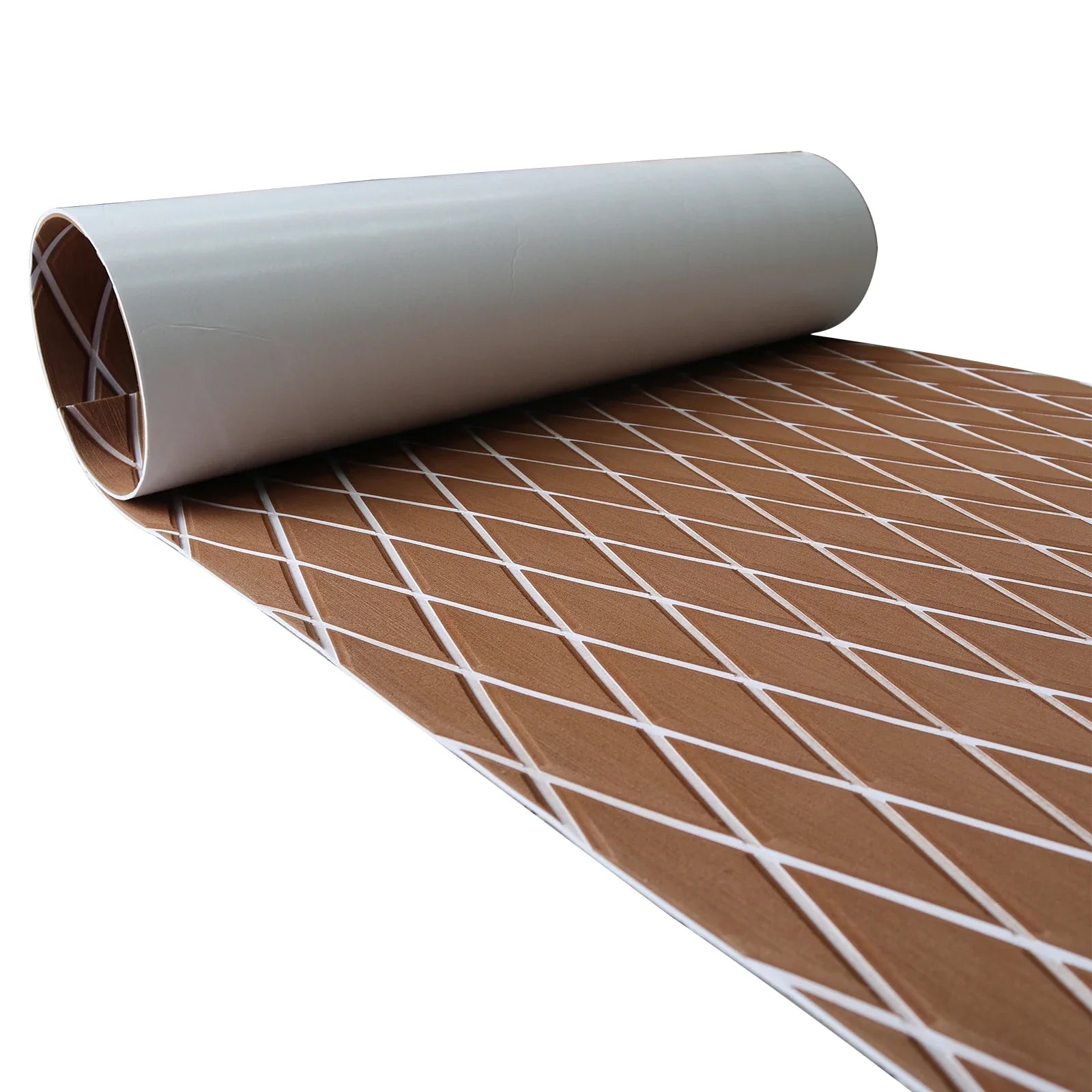 2400*600*6mm Thick Diamonds EVA Foam Flooring Pad Kayak Self-adhesive Non-slip Decking Sheet Mat Seadoo Marine Boat Accessories