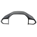 For Peugeot 208 E208 2020-2024 ABS Carbon Fiber Steering Wheel Cover Trim Sticker Decoration Auto Interior Accessory