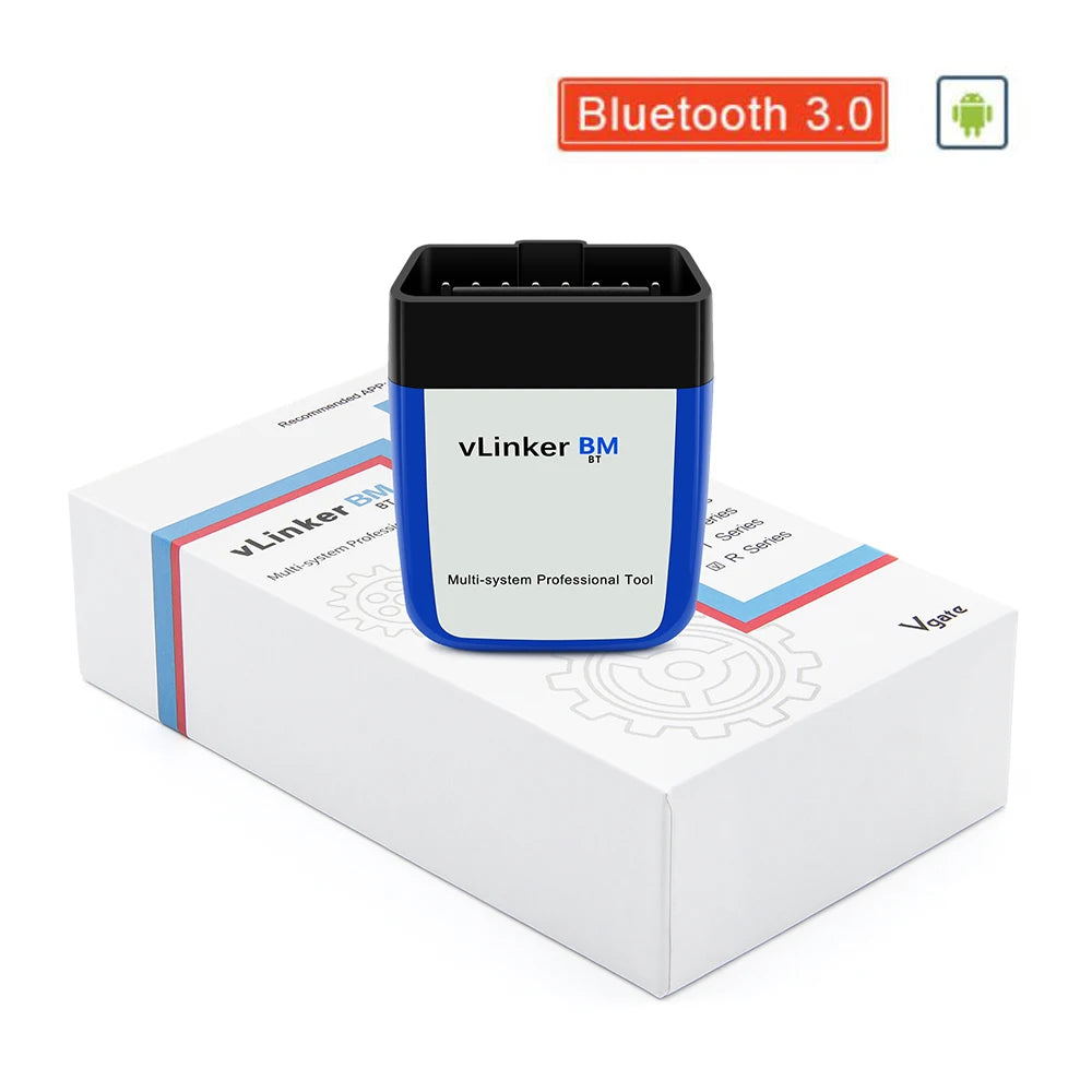 Vgate vLinker BM+ ELM327 BimmerCode BimmerLink Auto Code Reader Diagnostic Tool Car Scanner ELM327 OBD2 Bluetooth 4.0