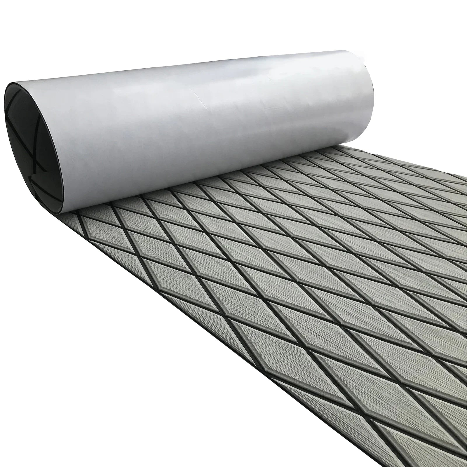 2400*600*6mm Thick Diamonds EVA Foam Flooring Pad Kayak Self-adhesive Non-slip Decking Sheet Mat Seadoo Marine Boat Accessories