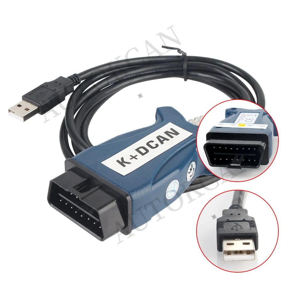 For INPA K DCAN FTDI USB OBDII Diagnostic Interface For B_MW Series e60 K+CAN K-Line OBD2 Car Diagnostic Tool