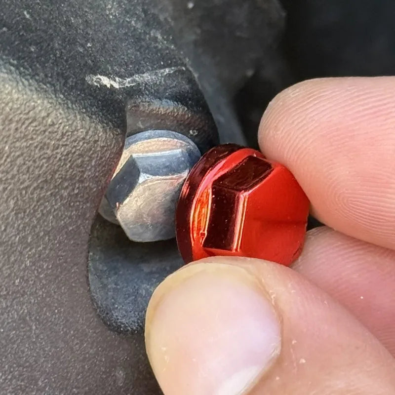 Motorcycle Engine Bolt Cover Hexagon Screw Cap Decoration Accessories for Scooter Engine Head Styling Upgrade Parts