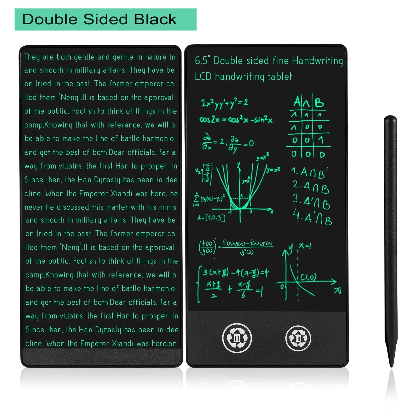 6.5 Inch Full Screen LCD Writing Tablet — New Superfine Handwriting Drawing Board Electronic Superfine Notepads Educational