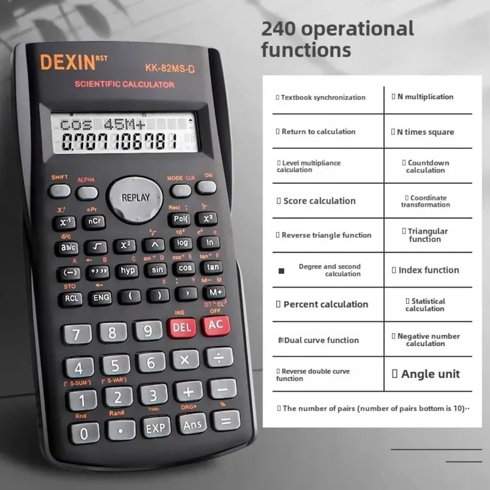 Calculator Electronic Function Calculator Specifically Designed for Students To Use In Exams Scientific Calculator