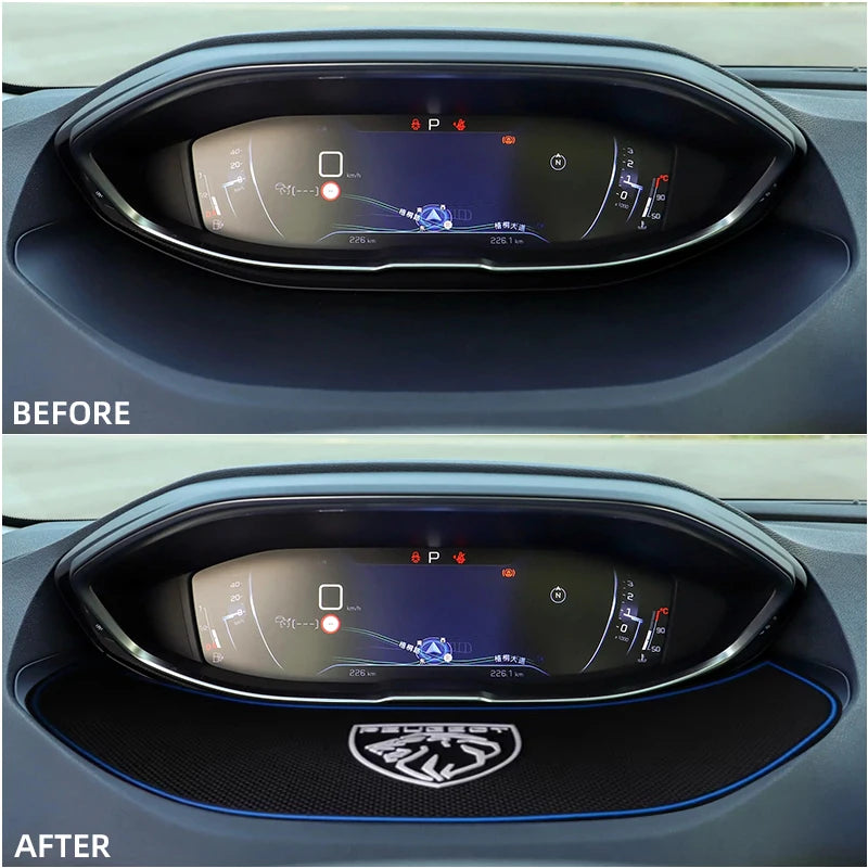Car Dashboard Cover Anti-dirty pad Auto Non slip Dash Mat Interior Decoration Accessories For Peugeot 4008 GT 5008 2016-2023