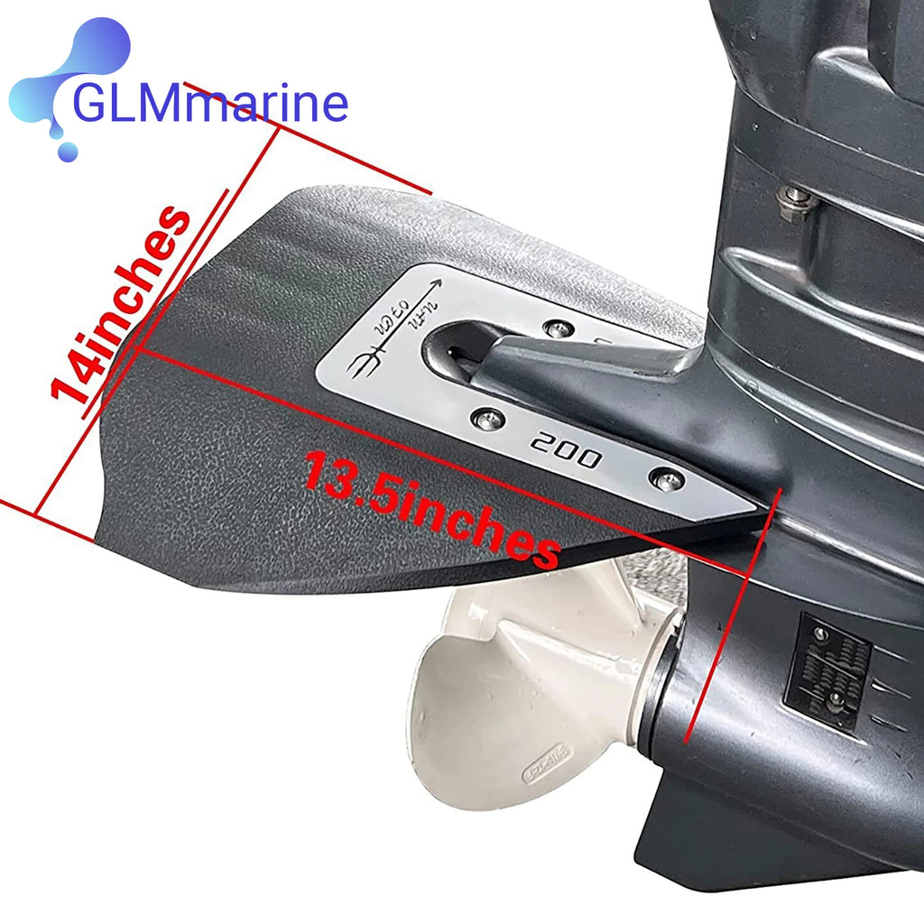 Marine Sport-200 Whale Tail Hydrofoil Stabilizer For Boat Outboards 8 40 HP Fit for Yamaha Mercury Johnson Evinrude Honda Suzuki