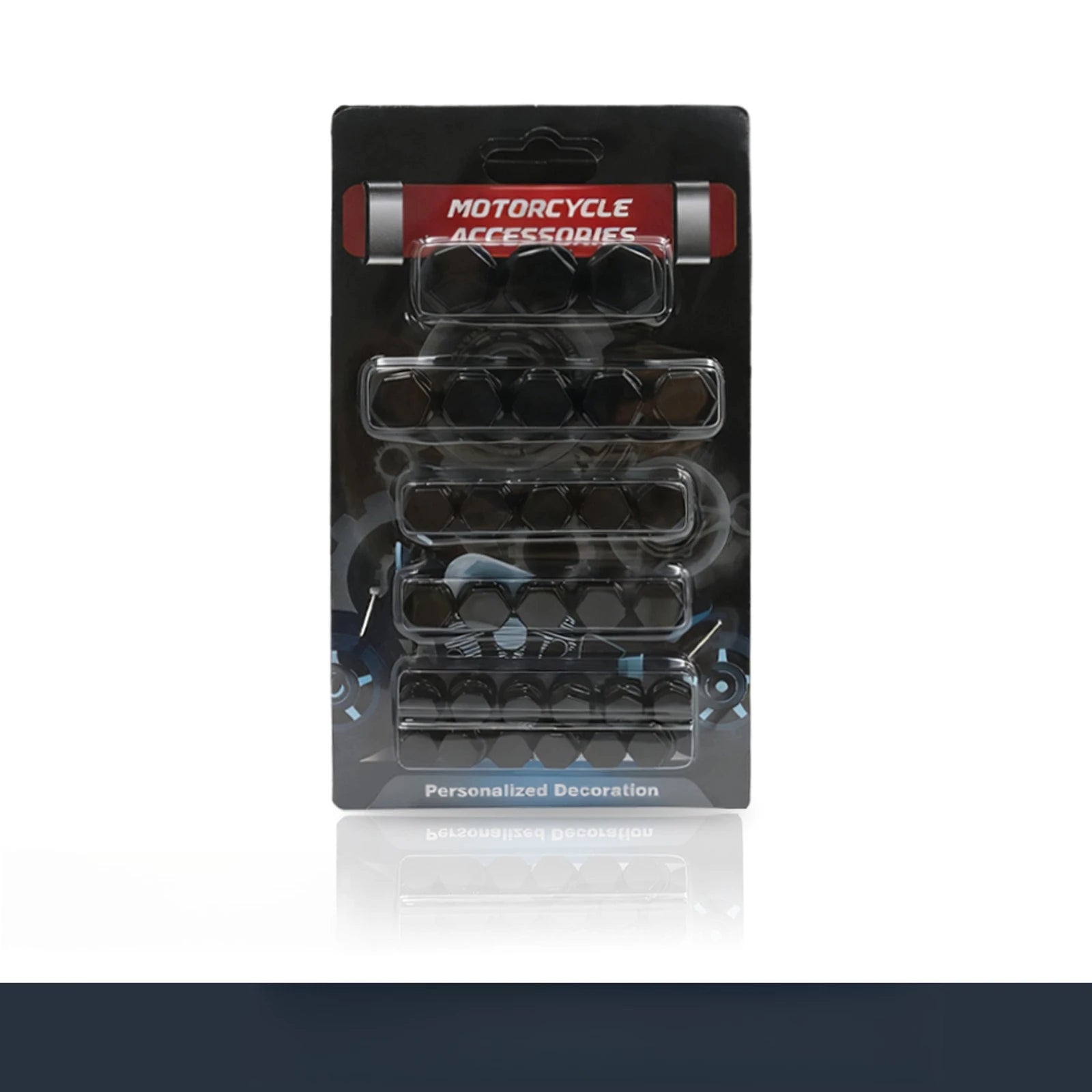 New 30Pc for Motorcycle Modification Accessories Motorcycle Screw Nut Bolt Cap Covers Decorative Styling P Head Screw Cap